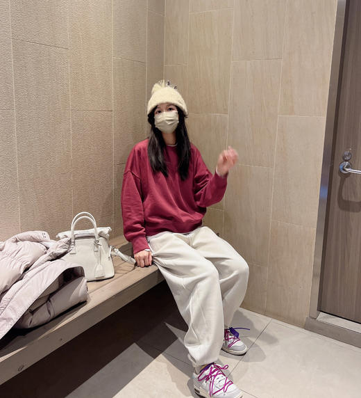 老米优品/ 自由松弛基础穿搭《 莫代尔空气棉 轻氧卫衣》青春气息满屏！小个子冲！  舒适透气 多色可选 ~ 商品图9