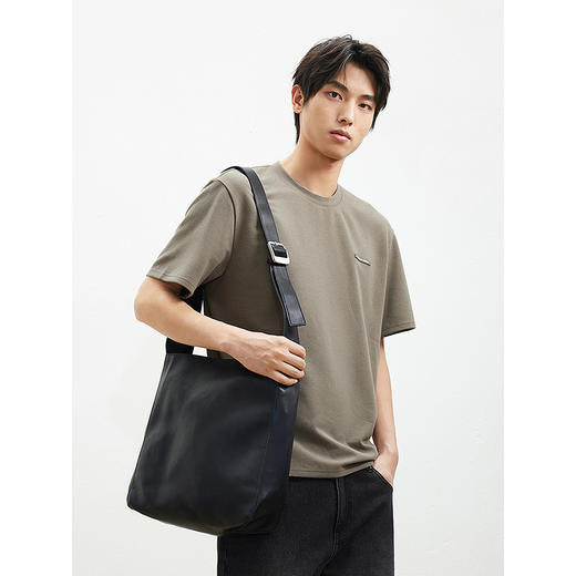 GXG男装多色休闲肌理短袖T恤春季热卖#G24D442010 商品图2