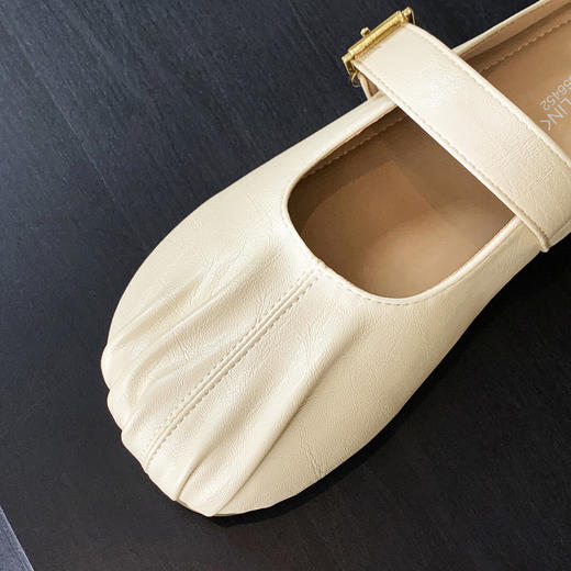 西遇玛丽珍包头半拖鞋女新款春夏法式圆头穆勒鞋一脚蹬平底鞋V0656452 商品图5