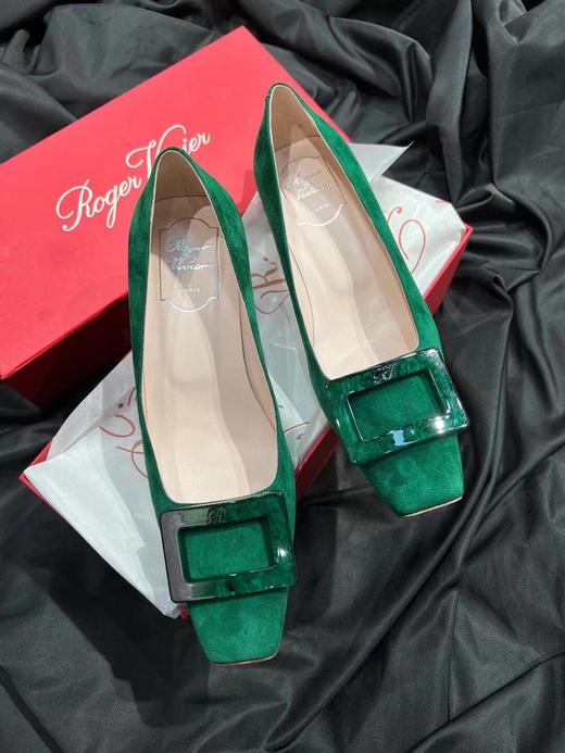 RV新款方扣高跟鞋，进口胎牛皮更显高级（JS） 商品图7