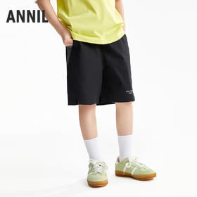 【全棉格纹提花】男童梭织中裤夏季新款安奈儿童装EB526101