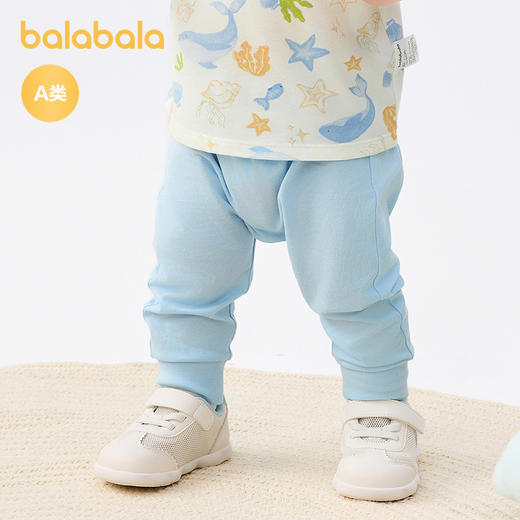 巴拉巴拉宝宝裤子婴儿pp裤男女童2025新款夏季趣味萌 商品图2