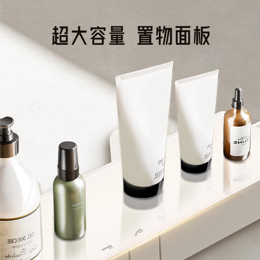 海尔（Haier）控温淋浴花洒全套装 家用淋浴器增压花洒头钢琴按键L503W 奶白 商品图2