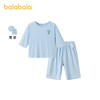 巴拉巴拉儿童睡衣套装夏款男女童家居服竹纤维可外出 商品缩略图1