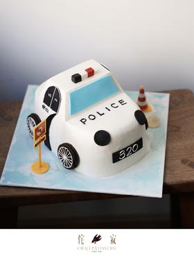 【客定】卡通警车蛋糕0071