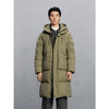 GXG男装 绿色简约长款通勤羽绒服男 24冬季热卖羽绒服G24XY14004 商品缩略图2