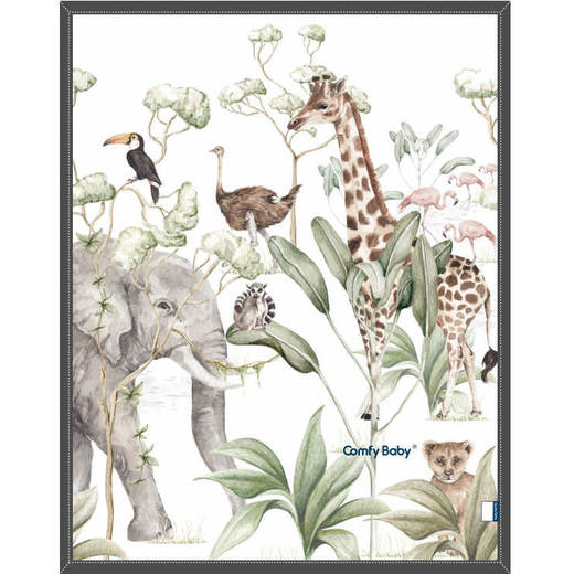 comfybaby婴儿盖毯竹纤维天丝纱布毛午睡小被子夏季薄空调被新生儿童宝宝凉 商品图2