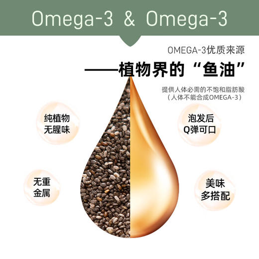 【好身材吃出来】喜善花房奇亚籽便携袋6g*20条膳食纤维代餐饱腹谷物营养健康轻食 商品图3