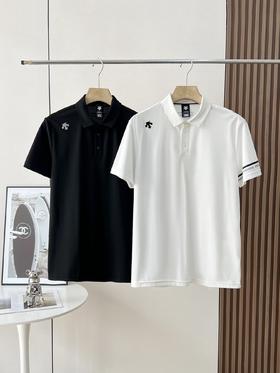 点此购买 迪桑特春夏季男士冰丝速干短袖Polo衫 qk 312421