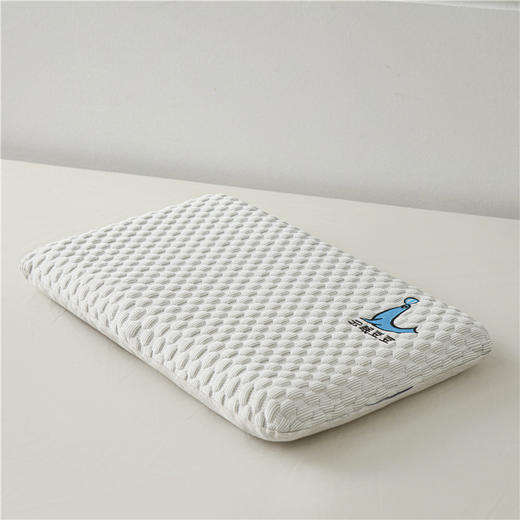 自然醒云眠凉感冰豆豆儿童乳胶面包枕夏季30x50宝宝幼儿园午睡专用小枕头护颈椎学生枕芯XK 商品图10