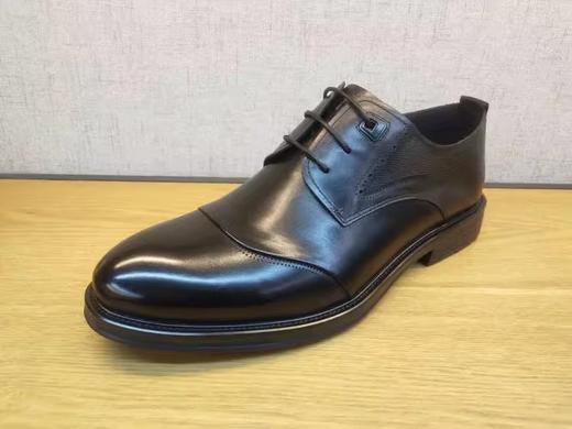 春季新款豪行男鞋12138922时尚系带平底单鞋商务休闲正装 商品图1