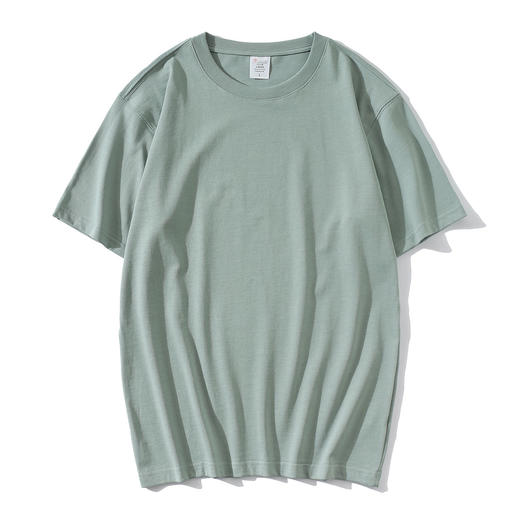 【DQ】大依优型大码男装260g重磅纯棉短袖T恤男宽松百搭双纱平纹圆领短袖夏季新品半袖上衣 商品图3