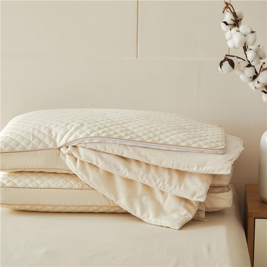 自然醒A类新疆棉花片亲子枕全棉棉花枕头枕芯一对装成人枕儿童纯棉学生宿舍护颈枕XK 商品图12