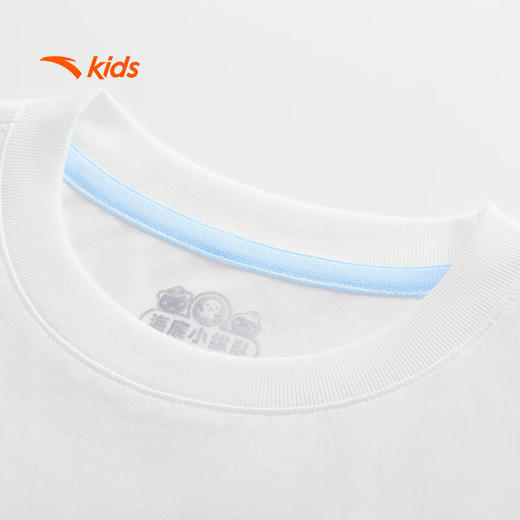 安踏儿童短袖T恤男小童2025夏透气潮流系列针织短袖衫352529113 商品图6