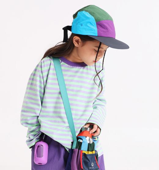 💐【vonbonkids 春季动感条纹长袖T恤S01C25001款】☀️ VONBONKIDS品牌春夏“活”力条纹💗，出片穿搭，钢铁需要妈妈💕闭眼穿搭必备单品 商品图5