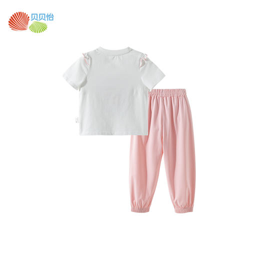 贝贝怡2025年夏季新款女童短袖套装ZB2ET033 商品图7