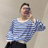 Beau Muse 莱赛尔天丝条纹长袖T 舒适透气 显腰身 4色可选 商品缩略图4