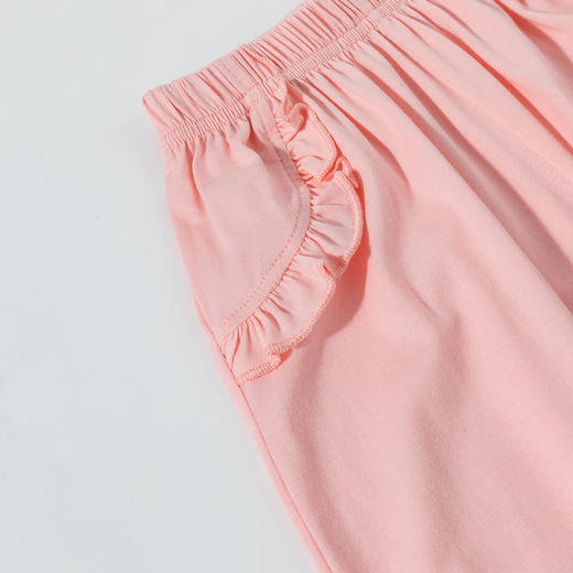 【花边口袋休闲裤】迪士尼2025春夏新款女童凉感长裤宽松透气防蚊抖抖裤ZD2EK005 商品图11