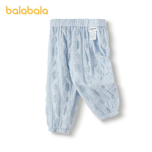 巴拉巴拉宝宝裤子婴儿防蚊裤男女童长裤2025新款夏季薄款舒适透气 商品图4
