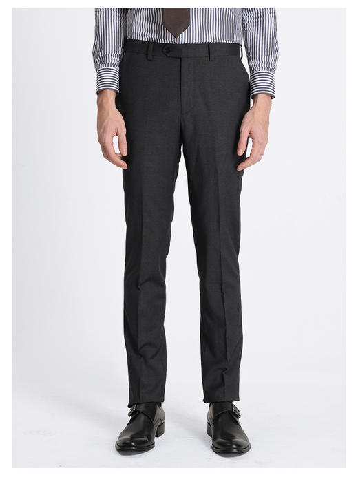 callisto茶金灰全羊毛西裤 商品图2