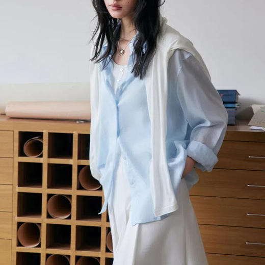 YP 欧可纪 天丝亚麻·老钱风衬衫 商品图2