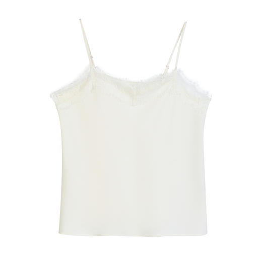 NEELLY纳俪商场同款夏季新款设计感蕾丝吊带背心女随心百搭上衣N25041R01033 商品图3