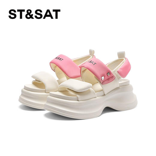 星期六运动感轻便厚底休闲沙滩鞋SSC21150B9 商品图9