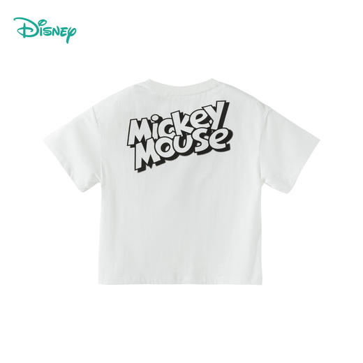 【5A抑菌纯棉T恤】迪士尼25夏季新款男女潮流米奇印花透气休闲短袖ZD2ES037* 商品图4