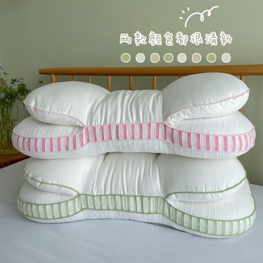 自然醒全棉双层提花侧睡护颈枕助睡眠专用枕芯家用高枕不塌陷成人颈椎枕学生XK 商品图11