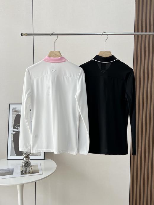 点此购买 迪桑特春秋季高尔夫女士长袖POLO衫 qk 312418 商品图3