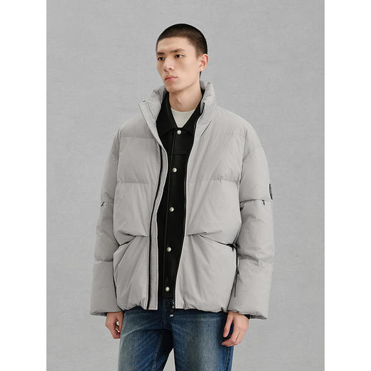 GXG男装 简约立领羽绒服男通勤外套   冬季热卖G24XY24009 商品图2