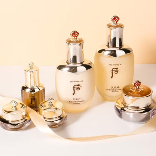 【海豚美购】whoo后天气丹套盒（水150ml+乳110ml+水小样25ml+乳小样25ml+精华8ml+霜10ml) 商品图3