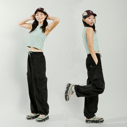 【春夏上新-福利特惠】ACMEITEM 爱棵米户外情侣弧形压线长裤可调节宽松 GAG3020984C 商品图2