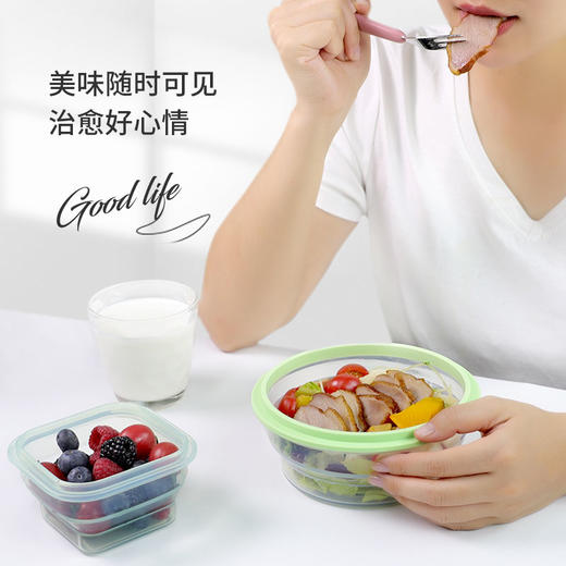 *Partita食品级全硅胶折叠保鲜盒春芽款 商品图2