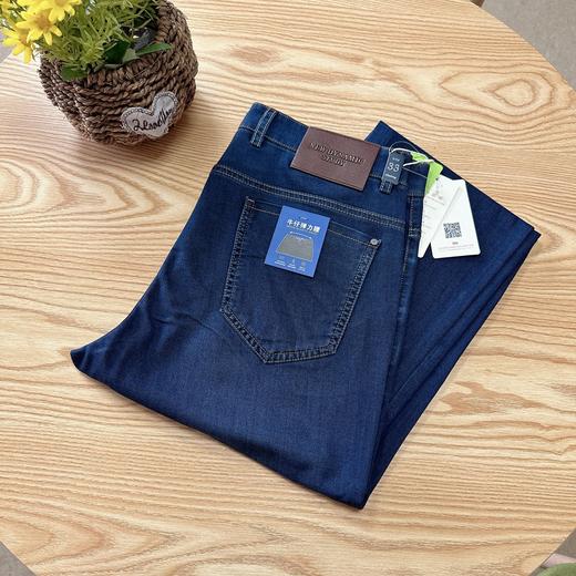 夏季直筒男士牛仔裤休闲中腰长裤百搭薄款柔软男裤  YMXZ-8159-1* 商品图0