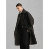 GXG男装 深灰色插肩袖通勤长款大衣24冬热卖G24X264012 商品缩略图2