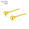 【积分抵值】高光系列黄金圆豆耳饰 足金养耳洞耳钉简约黄金耳环女士礼物MEMORA诗普琳LE481701 商品缩略图4