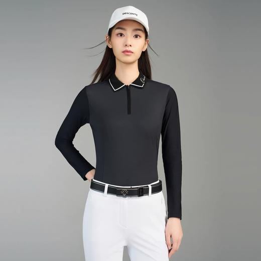 点此购买 迪桑特春秋季高尔夫女士长袖POLO衫 qk 312418 商品图7