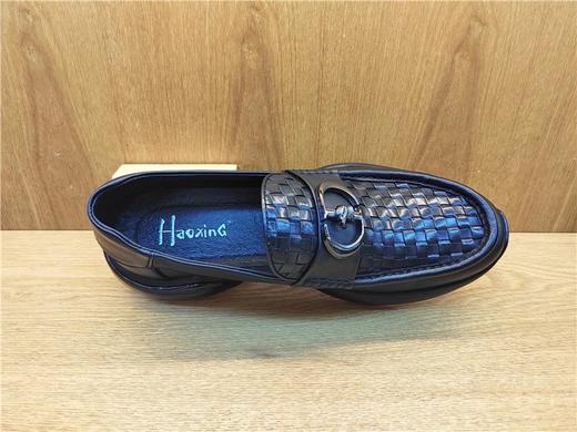 豪行春季新款12190019纯皮真皮商务休闲男鞋皮鞋单鞋 商品图3