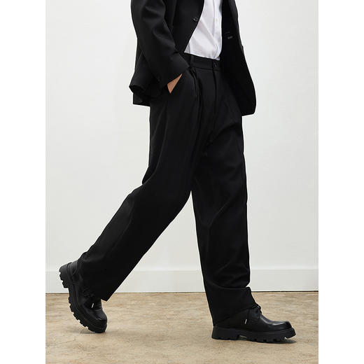 GXG男装 2025年春季热卖GXG男士休闲裤长裤西裤商务通勤西裤#G25D021021 商品图3