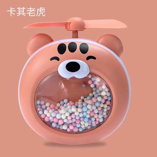 【天虹新款❗️LED美妆镜小风扇】集补光、风扇、化妆镜以及颜值于一身！USB锂电风扇办公室学校用静音带化妆镜风扇 商品图6