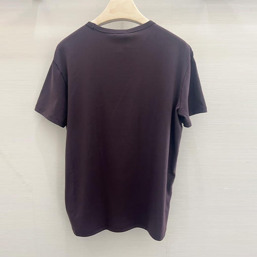 KITON 男士字母徽标印花圆领短袖T恤 紫色 UNWM008K0228F09003 商品图1