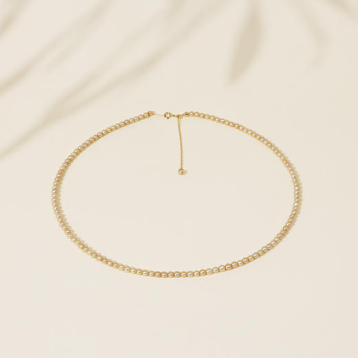 精品baby珠项链500910（金珠） 商品图1