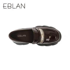 伊伴EBLAN女鞋2025新款潮流女乐福鞋 B25170707