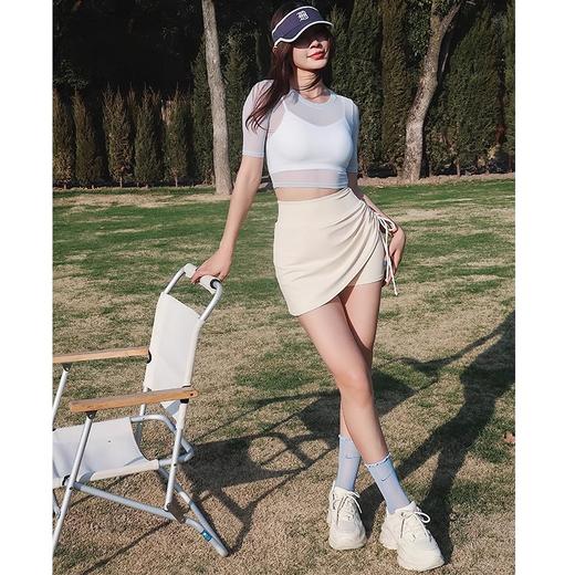 【3~5天发货】跃牌【美度空间】系列 NULS青春性感抽绳运动裙假两件防走光遮臀瑜伽短裙ADDQ52027 商品图1