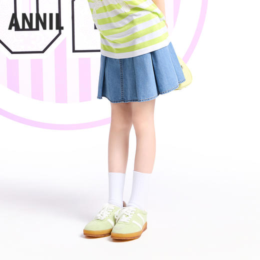 【实体店同款】女童全腰牛仔半裙夏季新款安奈儿童装AG523606 商品图2