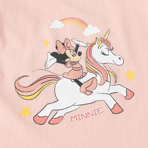 【米妮个性镂空袖T恤】迪士尼25夏季新款女童凉感短袖亲肤透气休闲上衣ZD2ES022* 商品图13