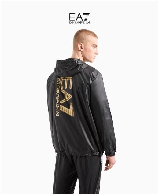 纯元。阿玛ni EA7春季薄款连帽夹克外套 商品图4