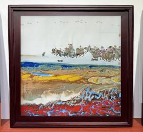 丝绸之路瓷板画