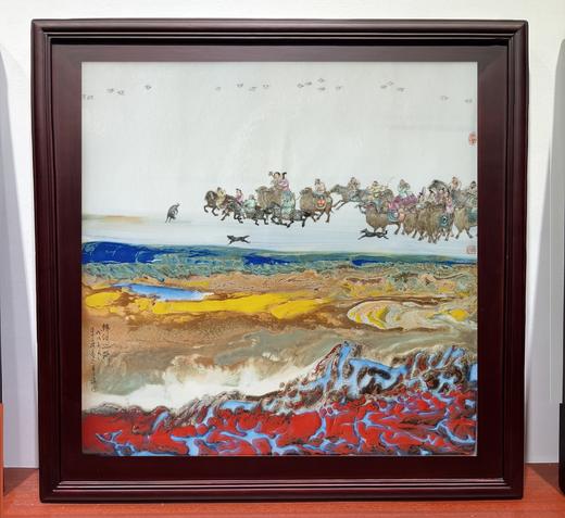 丝绸之路瓷板画 商品图0